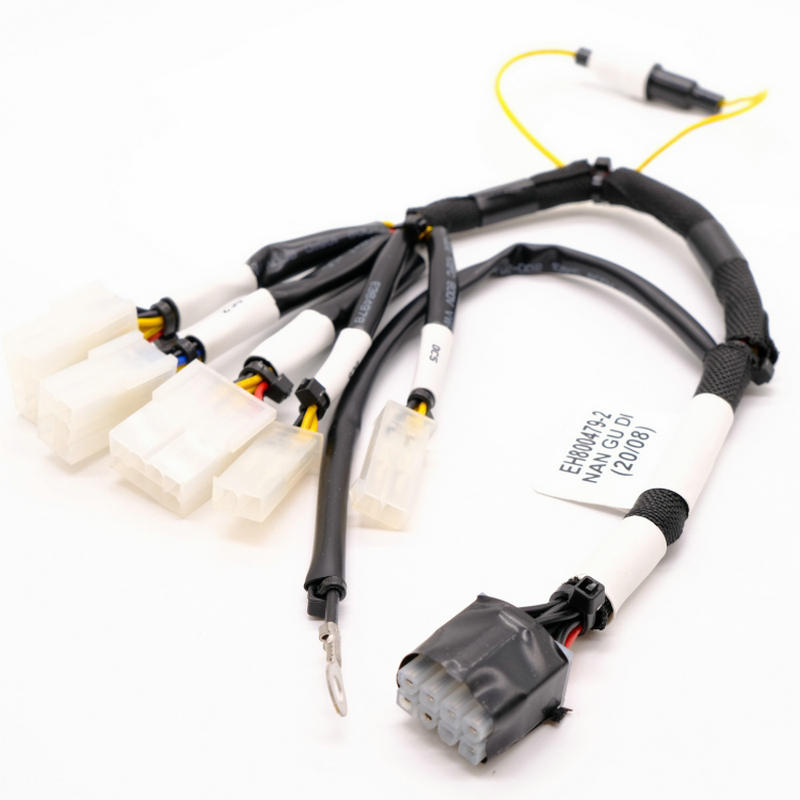 China Professional Custom make power supply 5*20mm fuse 5559 hosing to 5557 connector wire harness NGD034 Factory